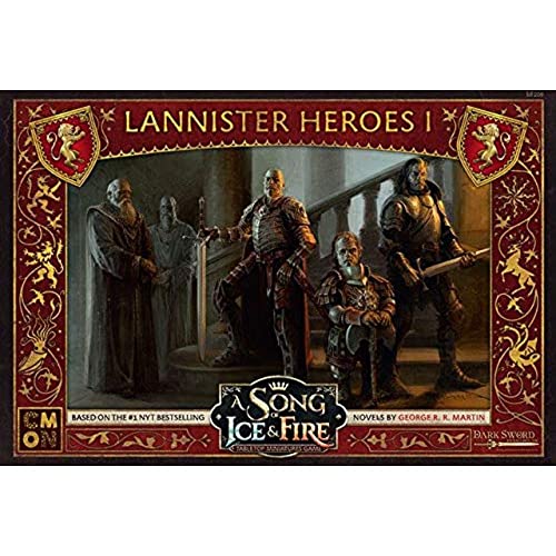 A Song of Ice and Fire - Lannister Heroes #1 - Strategy Game for Teens and Adults - Ages 14+ - 2+ Players - Average Playtime 45-60 Minutes - Made by Cmon