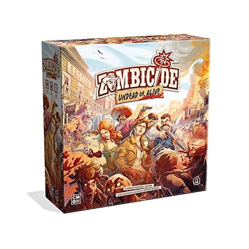 Zombicide: Undead or Alive Strategy Cooperative Game for Teens and Adults | Zombie Board Game | Ages 14+ | 1-6 Players | Avg. Playtime 1 Hour | Made by CMON